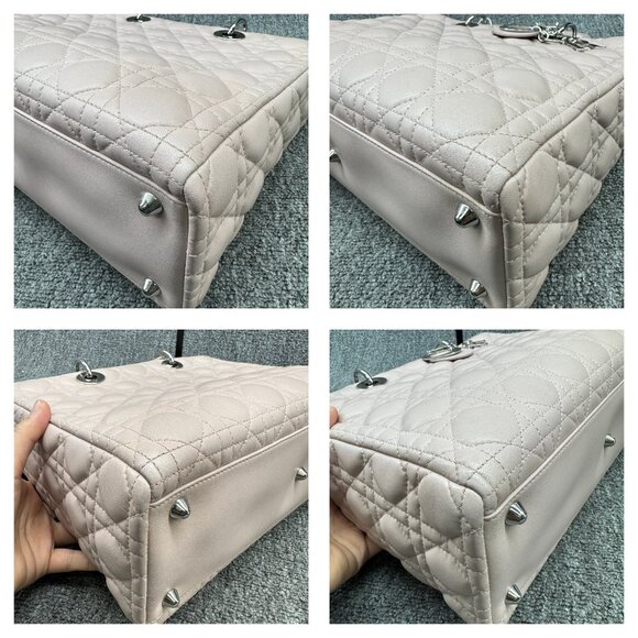 DIOR Lady Dior Large Leather Satchel Bag ccofb1250-102525 - Picture 9 of 16